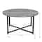 Household Essentials 31.5" Jamestown Round Coffee Table